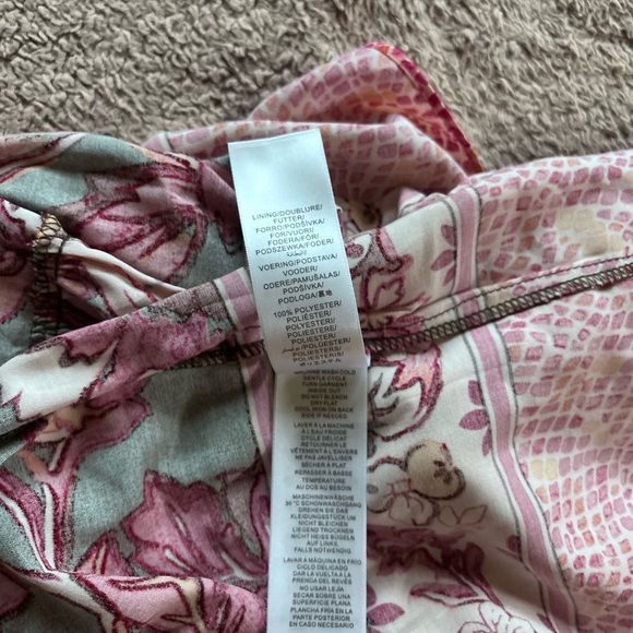 Adrianna Papell Black and Pink Floral Maxi Dress size 6 - Picture 11 of 11